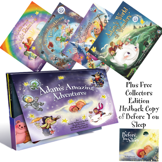 "Adam And Fluff Adventures" Boxset  + FREE Hardback Offer